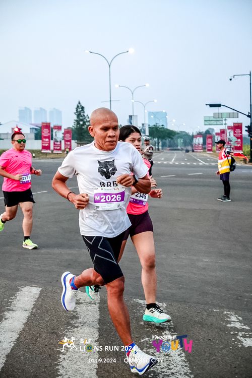 Race photo from BAF LIONS RUN 2024