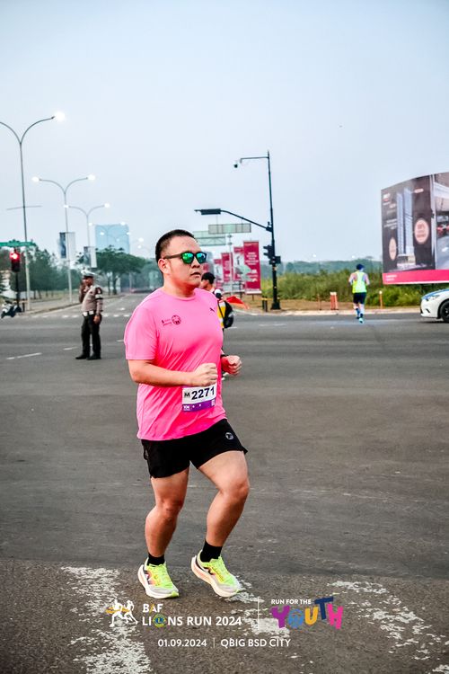 Race photo from BAF LIONS RUN 2024