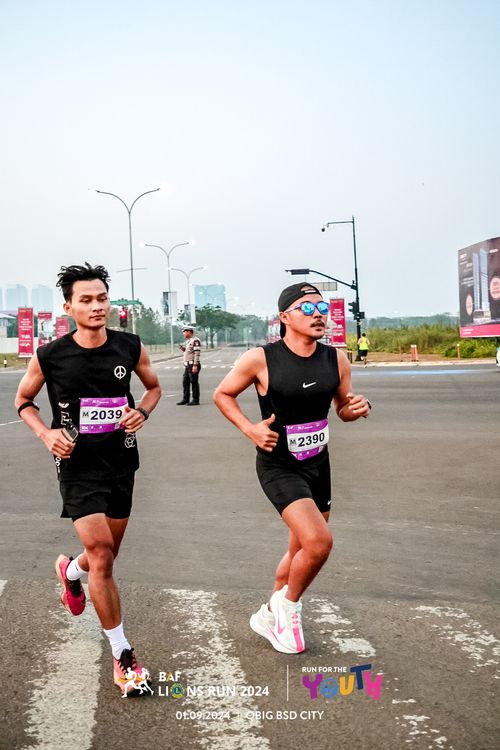 Race photo from BAF LIONS RUN 2024