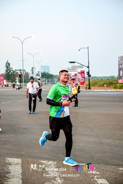Race photo from BAF LIONS RUN 2024