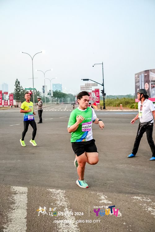 Race photo from BAF LIONS RUN 2024