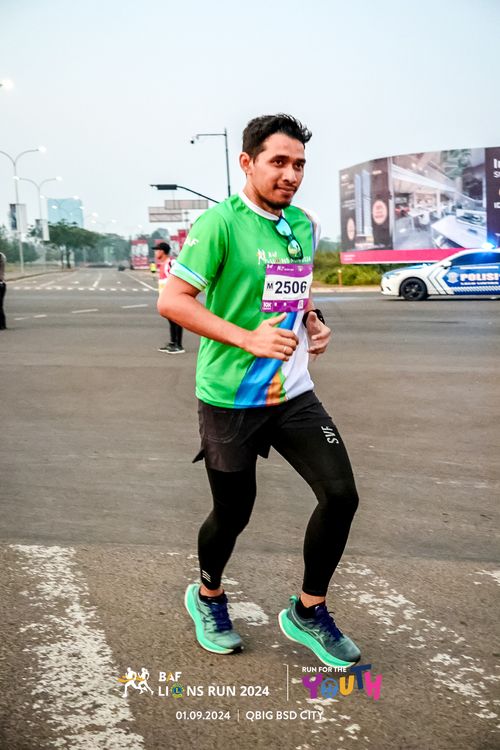 Race photo from BAF LIONS RUN 2024
