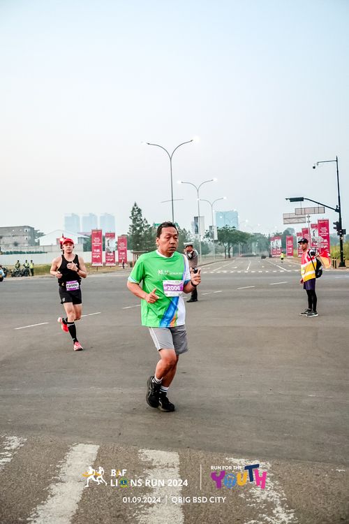 Race photo from BAF LIONS RUN 2024
