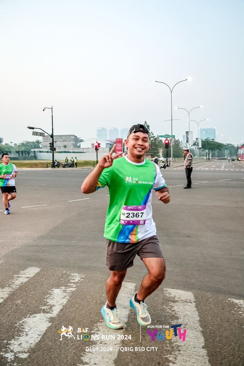 Race photo from BAF LIONS RUN 2024