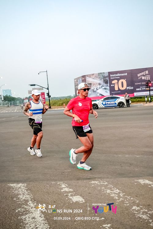 Race photo from BAF LIONS RUN 2024