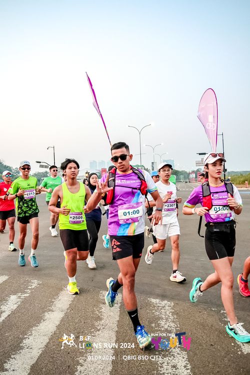Race photo from BAF LIONS RUN 2024