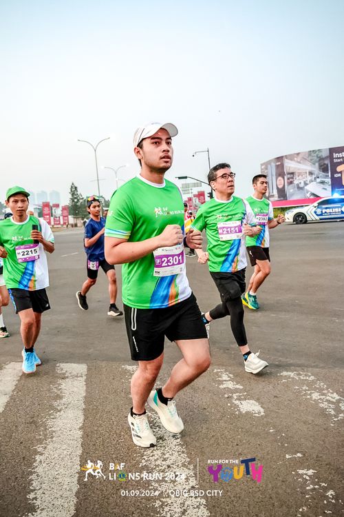 Race photo from BAF LIONS RUN 2024