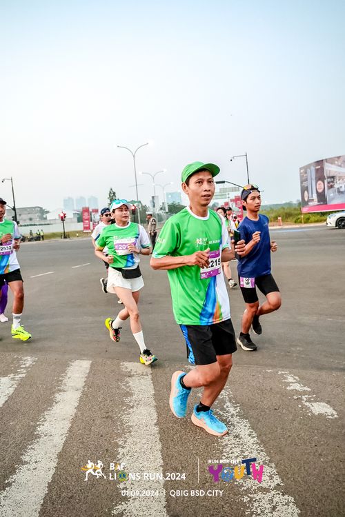 Race photo from BAF LIONS RUN 2024