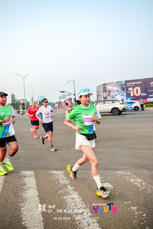 Race photo from BAF LIONS RUN 2024