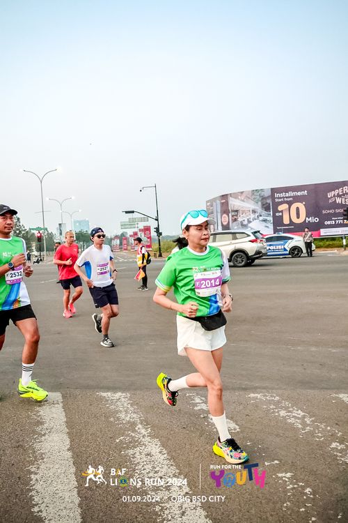 Race photo from BAF LIONS RUN 2024