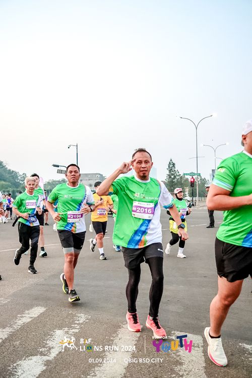 Race photo from BAF LIONS RUN 2024