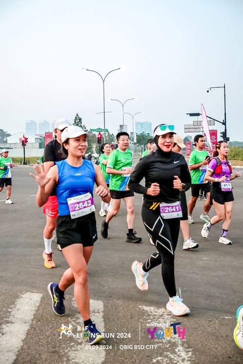 Race photo from BAF LIONS RUN 2024