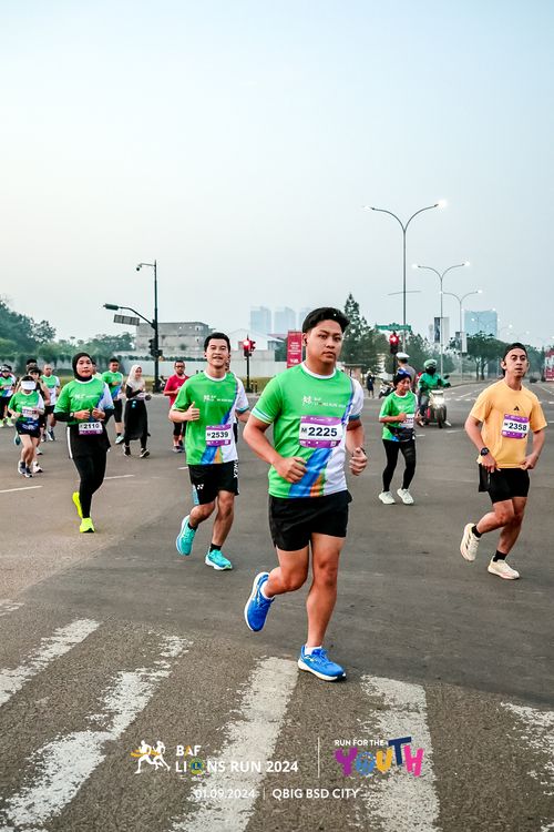 Race photo from BAF LIONS RUN 2024