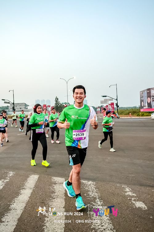 Race photo from BAF LIONS RUN 2024