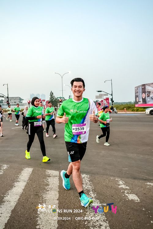 Race photo from BAF LIONS RUN 2024