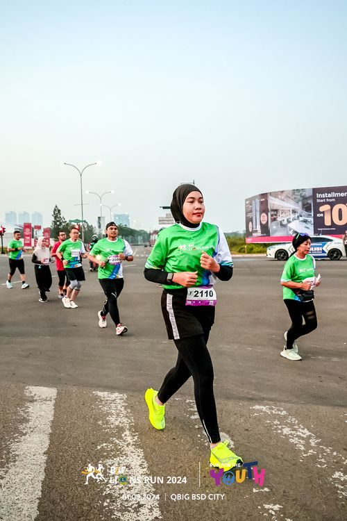 Race photo from BAF LIONS RUN 2024