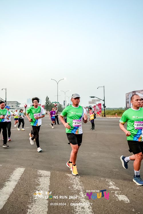 Race photo from BAF LIONS RUN 2024