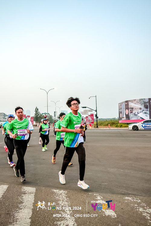 Race photo from BAF LIONS RUN 2024