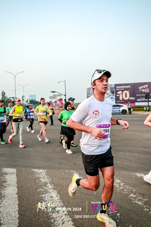 Race photo from BAF LIONS RUN 2024