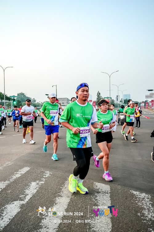 Race photo from BAF LIONS RUN 2024