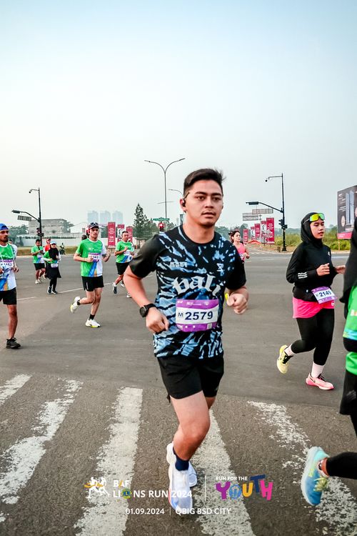Race photo from BAF LIONS RUN 2024