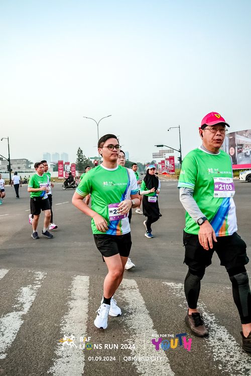 Race photo from BAF LIONS RUN 2024
