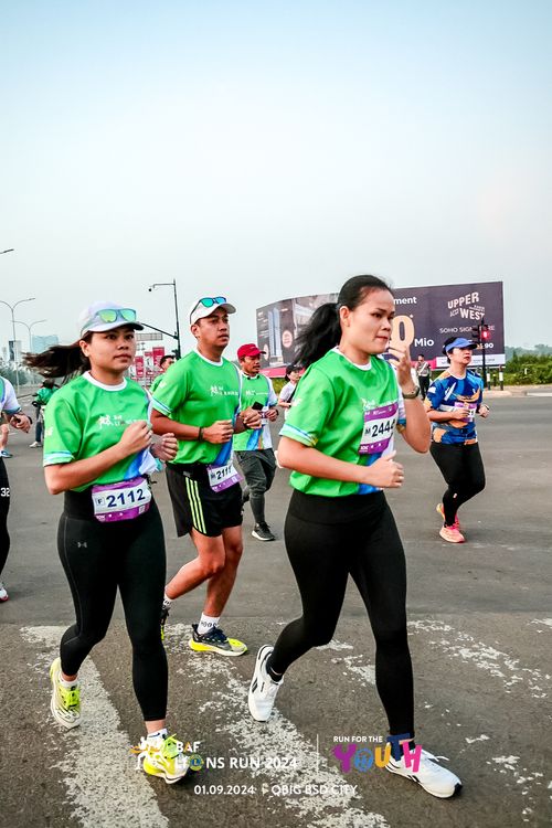 Race photo from BAF LIONS RUN 2024