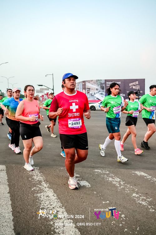 Race photo from BAF LIONS RUN 2024