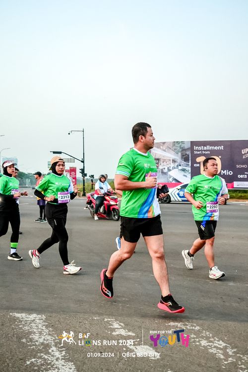 Race photo from BAF LIONS RUN 2024