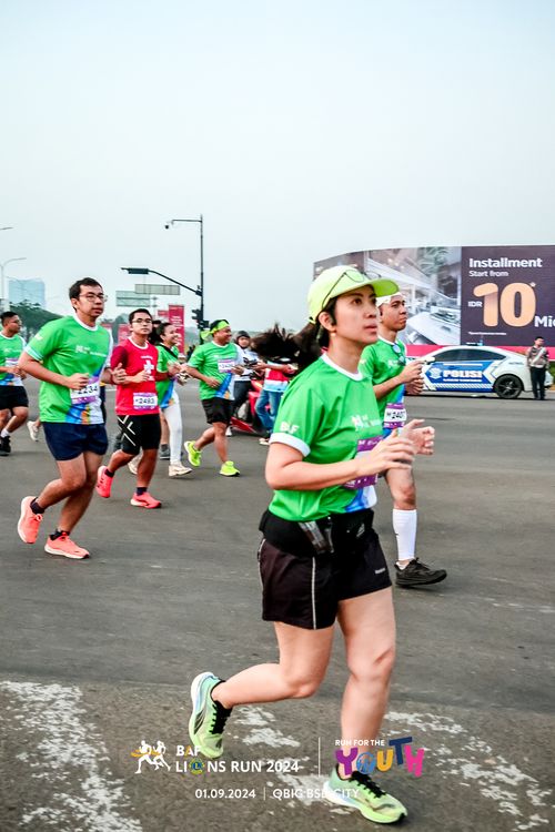 Race photo from BAF LIONS RUN 2024