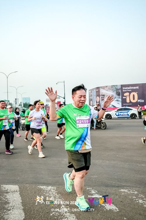 Race photo from BAF LIONS RUN 2024
