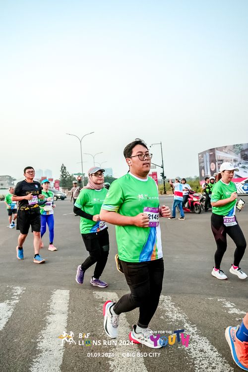 Race photo from BAF LIONS RUN 2024