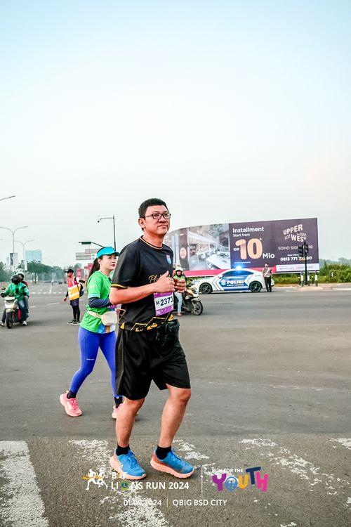 Race photo from BAF LIONS RUN 2024