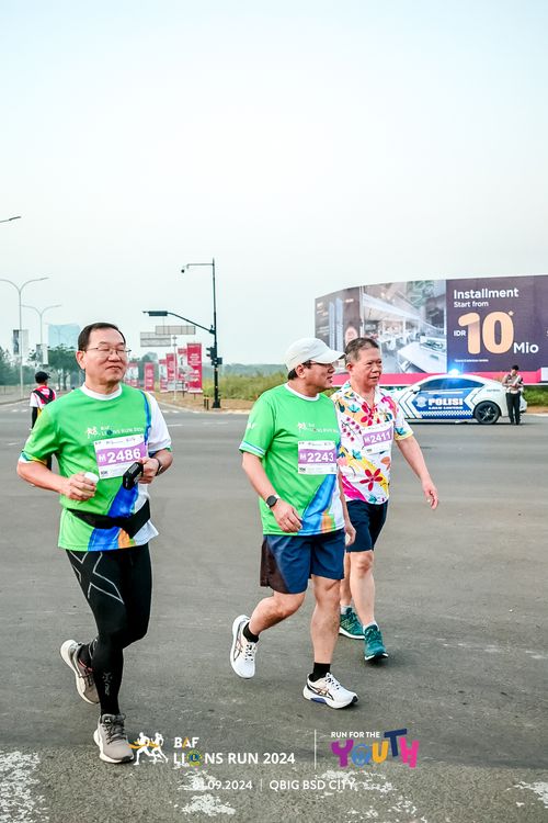 Race photo from BAF LIONS RUN 2024