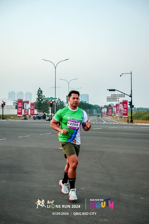 Race photo from BAF LIONS RUN 2024