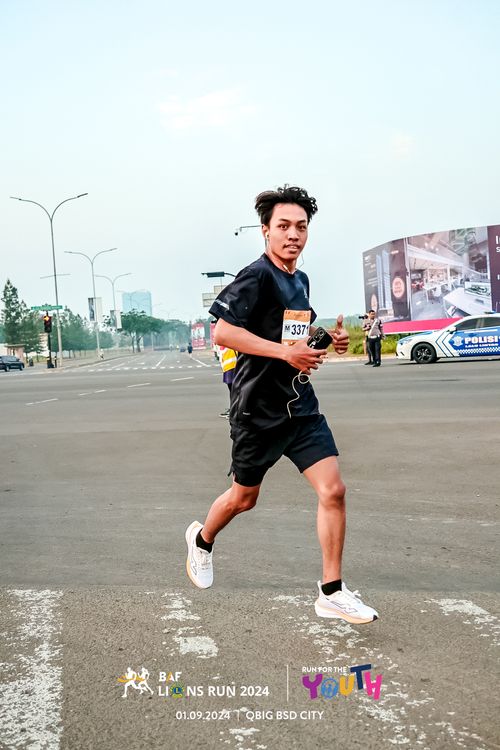 Race photo from BAF LIONS RUN 2024