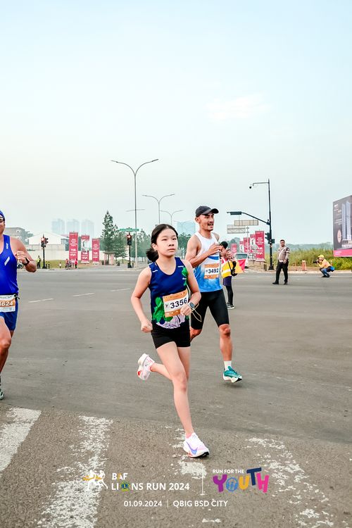 Race photo from BAF LIONS RUN 2024