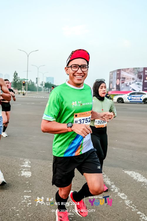 Race photo from BAF LIONS RUN 2024