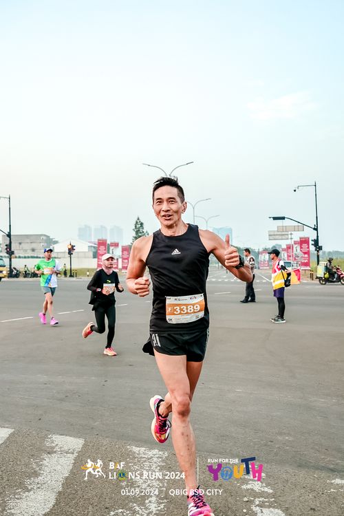 Race photo from BAF LIONS RUN 2024