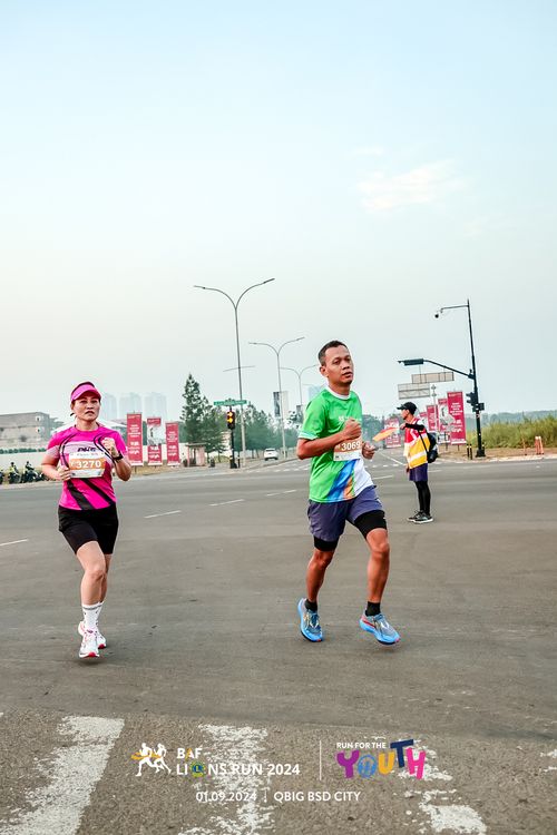 Race photo from BAF LIONS RUN 2024