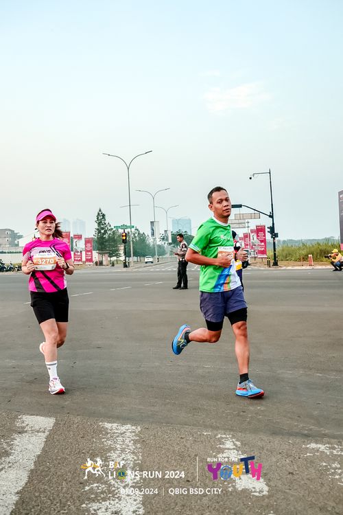 Race photo from BAF LIONS RUN 2024