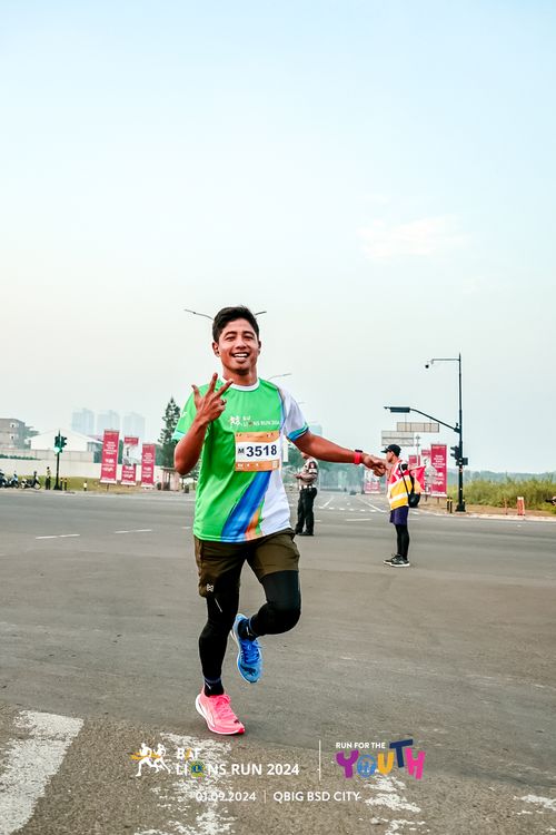 Race photo from BAF LIONS RUN 2024