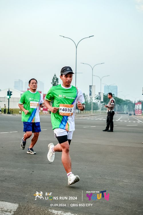Race photo from BAF LIONS RUN 2024