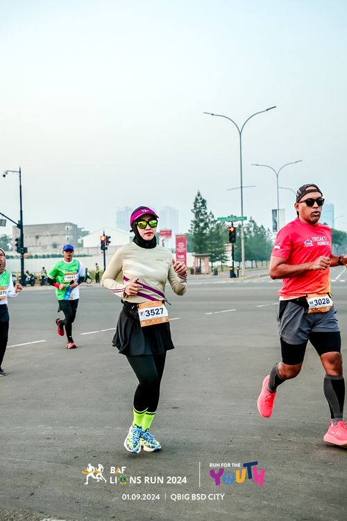 Race photo from BAF LIONS RUN 2024