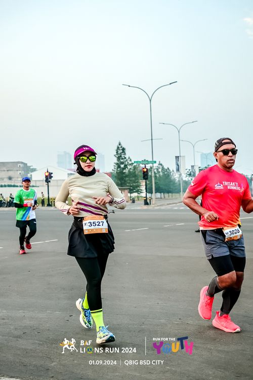 Race photo from BAF LIONS RUN 2024