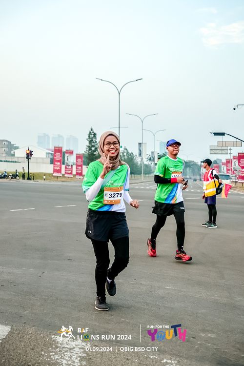 Race photo from BAF LIONS RUN 2024