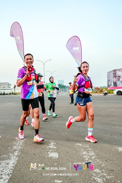 Race photo from BAF LIONS RUN 2024