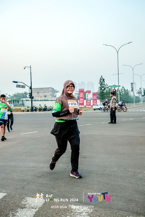 Race photo from BAF LIONS RUN 2024