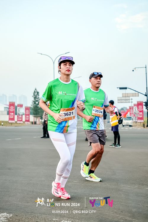 Race photo from BAF LIONS RUN 2024