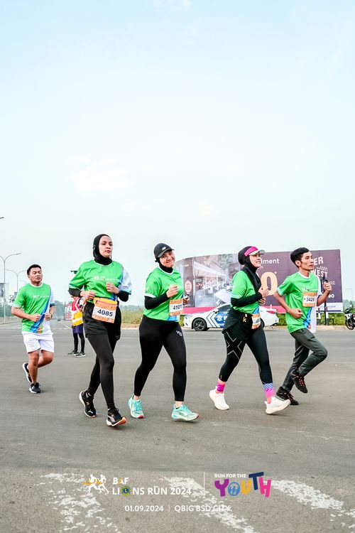 Race photo from BAF LIONS RUN 2024